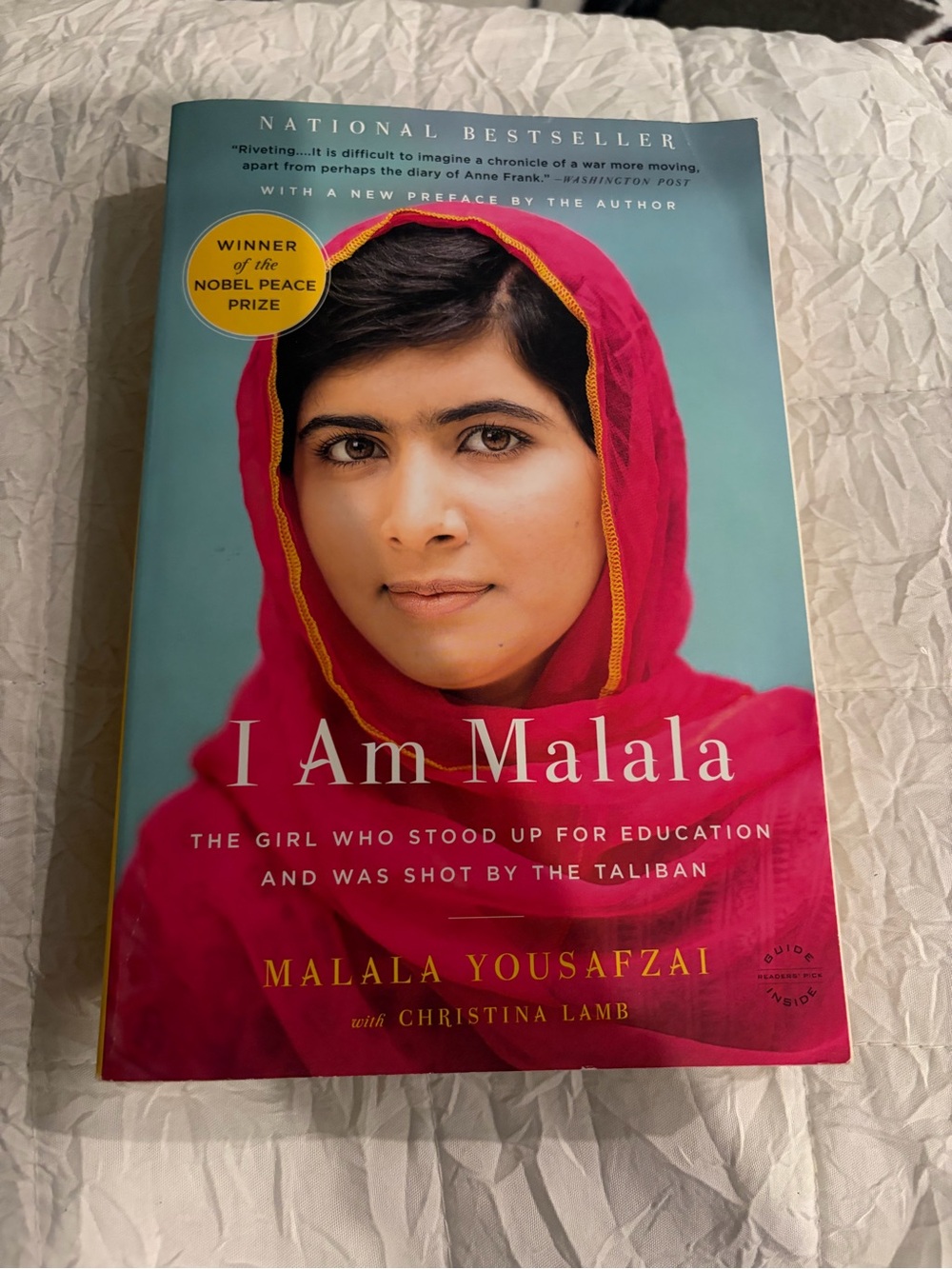 I Am Malala by Malala Yousafzai - Pink Cover